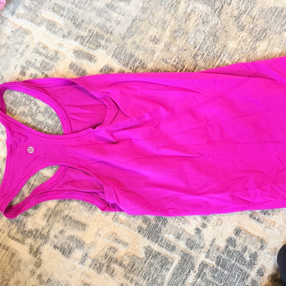 Lululemon Athletica Pink Tank Top